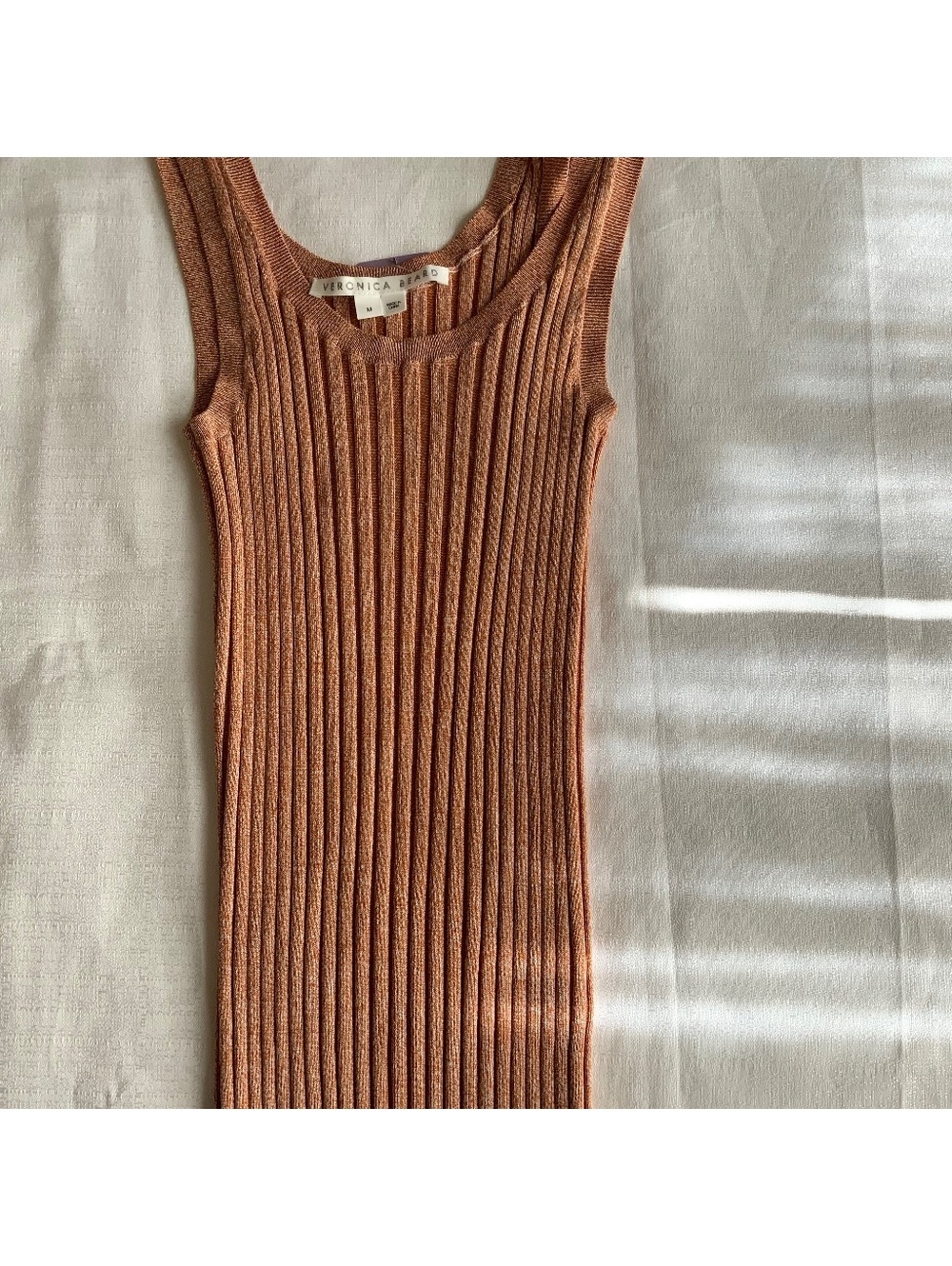 Veronica Beard rib knit tank top, Sz. M